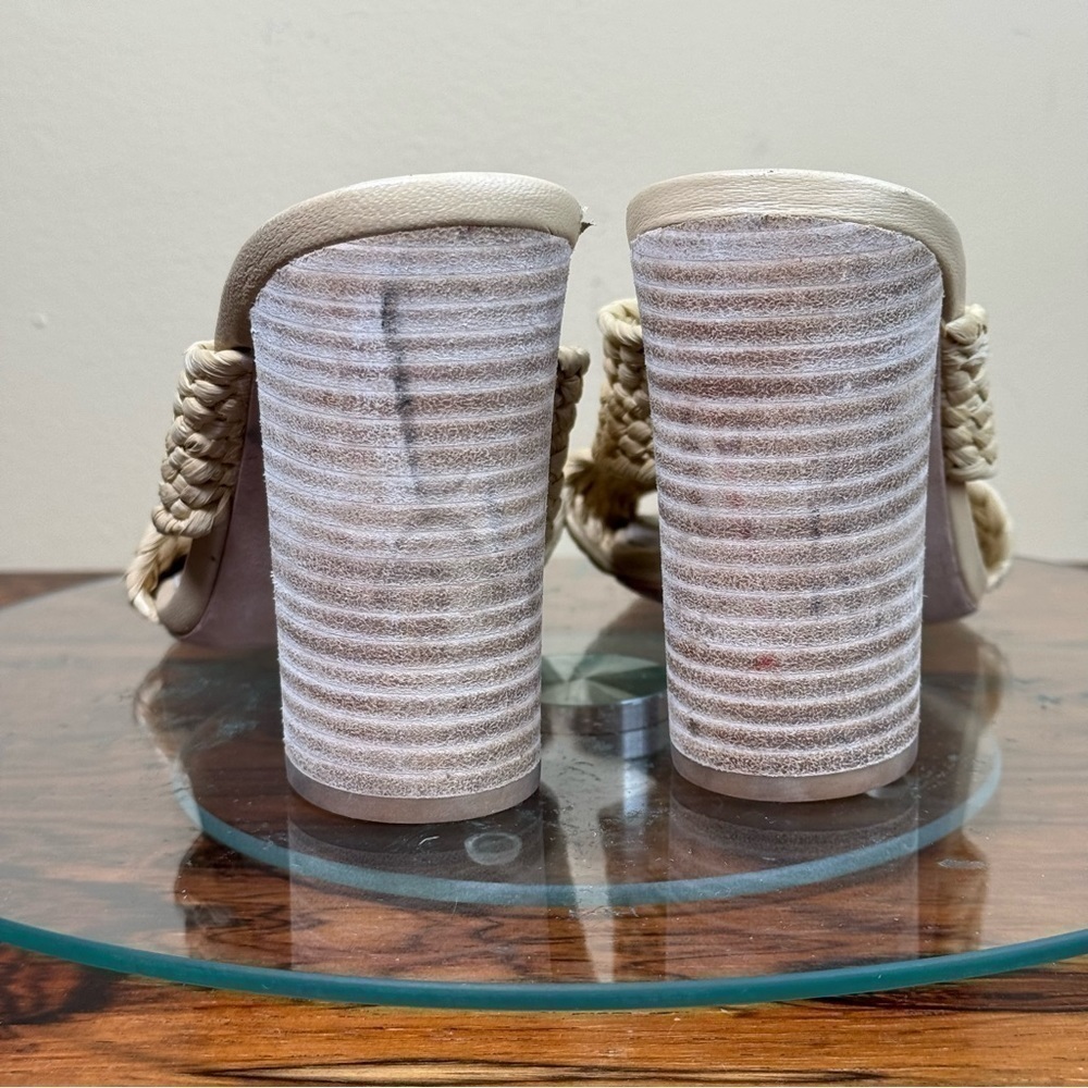 NEW Paige Nova Raffia Mules - Picture 14 of 16